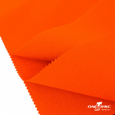 Ткань смесовая для спецодежды "Униформ" 17-1350, 200 гр/м2, шир.150 см, цвет люм.оранжевый - купить в Набережных Челнах. Цена 138.73 руб.