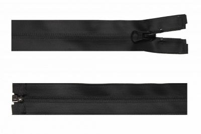Молния водонепроницаемая PVC Т-7, 70 см, разъемная, цвет чёрный - купить в Набережных Челнах. Цена: 53.88 руб.