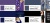 Костюмная ткань "Элис" 18-3921, 200 гр/м2, шир.150см, цвет голубика - купить в Набережных Челнах. Цена 303.10 руб.