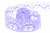 Тесьма кружевная 0621-2063, шир. 40 мм/уп. 20+/-1 м, цвет 107-фиолет - купить в Набережных Челнах. Цена: 933.93 руб.