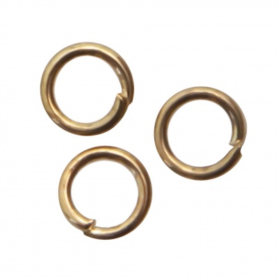 Кольцо  соединительное для бижутерии 4 мм, цв.-золото - купить в Набережных Челнах. Цена: 0.41 руб.