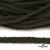 Шнур плетеный d-6 мм круглый, 70% хлопок 30% полиэстер, уп.90+/-1 м, цв.1075-хаки - купить в Набережных Челнах. Цена: 588 руб.