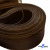 Регилиновая лента, шир.100мм, (уп.25 ярд), цв.- коричневый - купить в Набережных Челнах. Цена: 694.13 руб.
