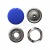 Кнопка рубашечная (закрытая) 9,5мм - эмаль, цв.168 - голубой - купить в Набережных Челнах. Цена: 4.77 руб.