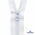 Спиральная молния Т5 501, 75 см, автомат, цвет белый - купить в Набережных Челнах. Цена: 16.28 руб.
