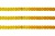 Пайетки "ОмТекс" на нитях, CREAM, 6 мм С / упак.73+/-1м, цв. 92 - золото - купить в Набережных Челнах. Цена: 484.77 руб.