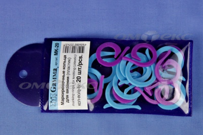 Кольцо маркировочное пластик МК-20, 20 мм для вязания (20 шт) - купить в Набережных Челнах. Цена: 88.80 руб.