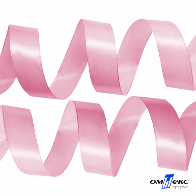 050-нежно-розовый Лента атласная упаковочная (В) 85+/-5гр/м2, шир.25 мм (1/2), 25+/-1 м - купить в Набережных Челнах. Цена: 53.96 руб.