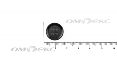 51400/15 мм (4 пр) черные пуговицы - купить в Набережных Челнах. Цена: 0.67 руб.