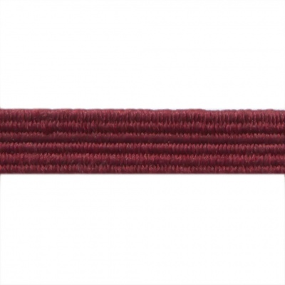 Резиновые нити с текстильным покрытием, шир. 6 мм ( упак.30 м/уп), цв.- 88-бордо - купить в Набережных Челнах. Цена: 155.22 руб.