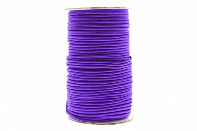 0370-1301-Шнур эластичный 3 мм, (уп.100+/-1м), цв.175- фиолет - купить в Набережных Челнах. Цена: 459.62 руб.