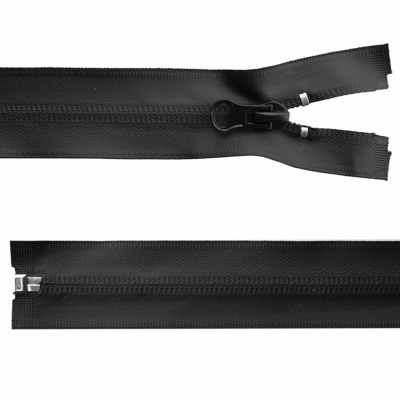 Молния водонепроницаемая PVC Т-7, 100 см, разъемная, цвет чёрный - купить в Набережных Челнах. Цена: 61.89 руб.