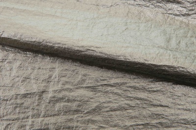 Текстильный материал "Диско"#1805 с покрытием РЕТ, 40гр/м2, 100% полиэстер, цв.6-тем.серебро - купить в Набережных Челнах. Цена 412.36 руб.