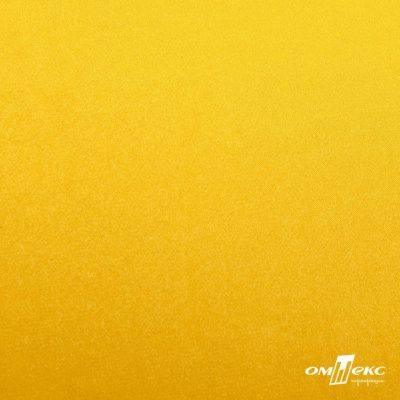 Поли креп-сатин 13-0859, 125 (+/-5) гр/м2, шир.150см, цвет жёлтый - купить в Набережных Челнах. Цена 155.57 руб.