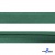 Косая бейка атласная "Омтекс" 15 мм х 132 м, цв. 056 темный зеленый - купить в Набережных Челнах. Цена: 225.81 руб.