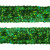 Тесьма с пайетками D4, шир. 20 мм/уп. 25+/-1 м, цвет зелёный - купить в Набережных Челнах. Цена: 778.19 руб.