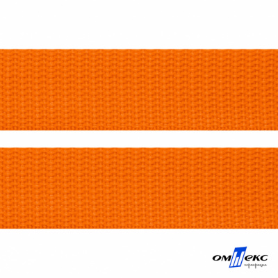 Оранжевый- цв.523 -Текстильная лента-стропа 550 гр/м2 ,100% пэ шир.40 мм (боб.50+/-1 м) - купить в Набережных Челнах. Цена: 637.68 руб.