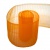 Лента капроновая "Гофре", шир. 110 мм/уп. 50 м, цвет оранжевый - купить в Набережных Челнах. Цена: 26.93 руб.