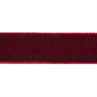Лента бархатная нейлон, шир.12 мм, (упак. 45,7м), цв.240-бордо - купить в Набережных Челнах. Цена: 392 руб.
