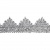 Тесьма металлизированная 0384-0240, шир. 40 мм/уп. 25+/-1 м, цвет серебро - купить в Набережных Челнах. Цена: 490.74 руб.
