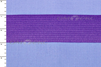 Окантовочная тесьма №0225, шир. 22 мм (в упак. 100 м), цвет фиолет - купить в Набережных Челнах. Цена: 271.60 руб.