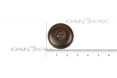 Пуговица деревянная круглая №54 (25мм) - купить в Набережных Челнах. Цена: 4.12 руб.
