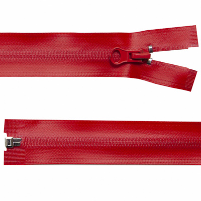Молния водонепроницаемая PVC Т-7, 60 см, разъемная, цвет (820) красный - купить в Набережных Челнах. Цена: 49.90 руб.