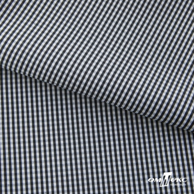 Ткань сорочечная Клетка Виши, 115 г/м2, 58% пэ,42% хл, шир.150 см, цв.6-черный, (арт.111) - купить в Набережных Челнах. Цена 306.69 руб.