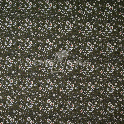 Плательная ткань "Фламенко" 11.2, 80 гр/м2, шир.150 см, принт растительный - купить в Набережных Челнах. Цена 259.21 руб.