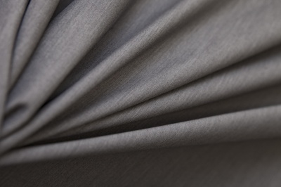 Костюмная ткань с вискозой "Флоренция", 195 гр/м2, шир.150см, цвет св.серый - купить в Набережных Челнах. Цена 491.97 руб.