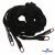 Шнурки #106-01, плоские 130 см, декор.наконечник, цв.чёрный - купить в Набережных Челнах. Цена: 43.98 руб.