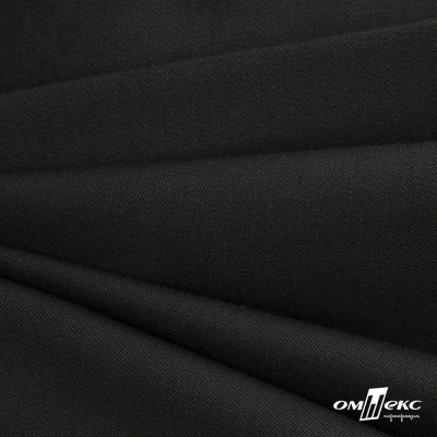 Костюмная ткань с вискозой "Диана", 260 гр/м2, шир.150см, цвет чёрный - купить в Набережных Челнах. Цена 434.07 руб.