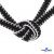Шнурки #108-4, плоские 130 см, цв.-чёрно/белый - купить в Набережных Челнах. Цена: 47.52 руб.