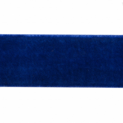 Лента бархатная нейлон, шир.25 мм, (упак. 45,7м), цв.74-василек - купить в Набережных Челнах. Цена: 991.10 руб.