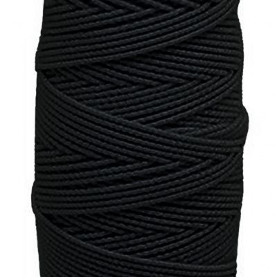 Нитка - резинка Спандекс 25 м (уп-10шт)-чёрные - купить в Набережных Челнах. Цена: 36.02 руб.