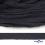 Шнур плетеный d-8 мм плоский, 70% хлопок 30% полиэстер, уп.85+/-1 м, цв.1010-т.синий - купить в Набережных Челнах. Цена: 735 руб.
