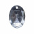 Стразы пришивные акриловые арт.#39/10 - "Кристал", 10х14 мм - купить в Набережных Челнах. Цена: 0.69 руб.