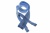 Тракторная молния Т5 351, 50 см, автомат, цвет св.голубой - купить в Набережных Челнах. Цена: 27.99 руб.