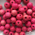 0309-Бусины деревянные "ОмТекс", 16 мм, упак.50+/-3шт, цв.023-розовый - купить в Набережных Челнах. Цена: 62.22 руб.
