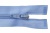 Спиральная молния Т5 351, 60 см, автомат, цвет св.голубой - купить в Набережных Челнах. Цена: 14.21 руб.