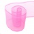 Лента капроновая, шир. 80 мм/уп. 25 м, цвет розовый - купить в Набережных Челнах. Цена: 19.77 руб.