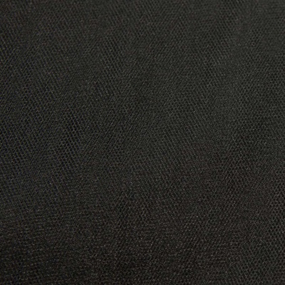 Фатин блестящий 16-167, 12 гр/м2, шир.300см, цвет чёрный - купить в Набережных Челнах. Цена 109.72 руб.