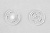 Кнопки пришивные пластиковые 13 мм, блистер 24шт, цв.-прозрачные - купить в Набережных Челнах. Цена: 62.27 руб.