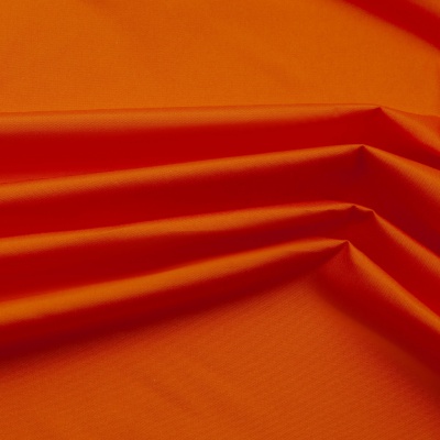 Поли понж (Дюспо) 17-1350, PU/WR, 65 гр/м2, шир.150см, цвет оранжевый - купить в Набережных Челнах. Цена 82.93 руб.