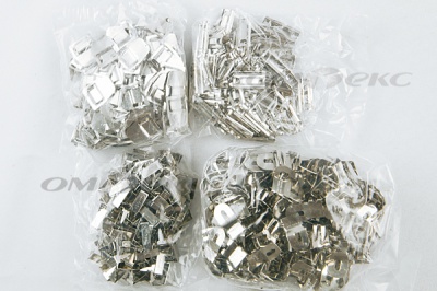 Крючки брючные 4 шипа "Стром" 144 шт. никель - купить в Набережных Челнах. Цена: 383.97 руб.