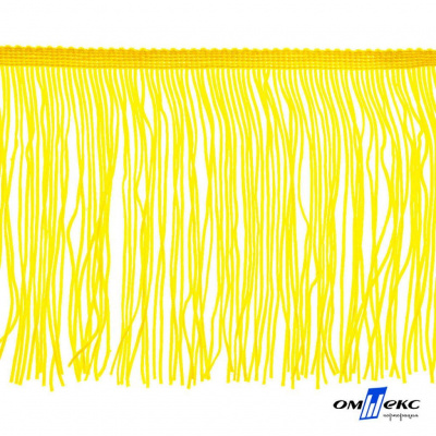 Бахрома для одежды (вискоза), шир.15 см, (упак.10 ярд), цв. 34 - жёлтый - купить в Набережных Челнах. Цена: 617.40 руб.