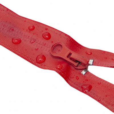 Молния водонепроницаемая PVC Т-7, 60 см, разъемная, цвет (820) красный - купить в Набережных Челнах. Цена: 49.90 руб.