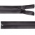 Молния водонепроницаемая PVC Т-7, 60 см, разъемная, цвет (301) т.серый - купить в Набережных Челнах. Цена: 49.90 руб.