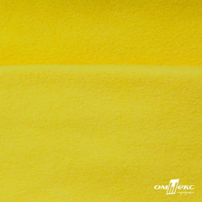 Флис DTY 14-0760, 240 г/м2, шир. 150 см, цвет яркий желтый - купить в Набережных Челнах. Цена 640.46 руб.