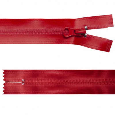 Молния водонепроницаемая PVC Т-7, 20 см, неразъемная, цвет (820)-красный - купить в Набережных Челнах. Цена: 21.56 руб.